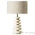 Ivory Treviso Marble Table Lamp - Thumbnail 1