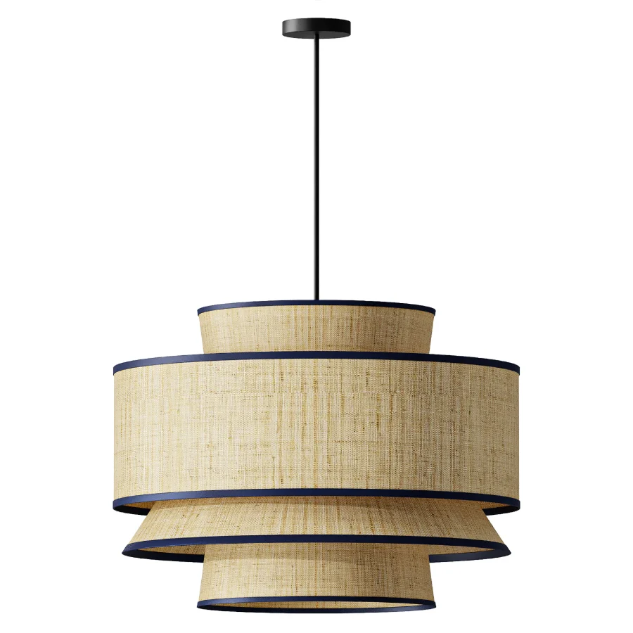 Modern Wicker Craft Pendant Light Image 2