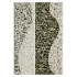 Modern Wave Shag Wool Rug - Thumbnail 2