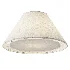 White Tapered Linen Kids Flush Mount Ceiling Light Fixture - Thumbnail 2
