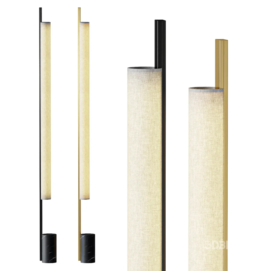 Panzeri Ombra Fabric Floor Lamp Image 2