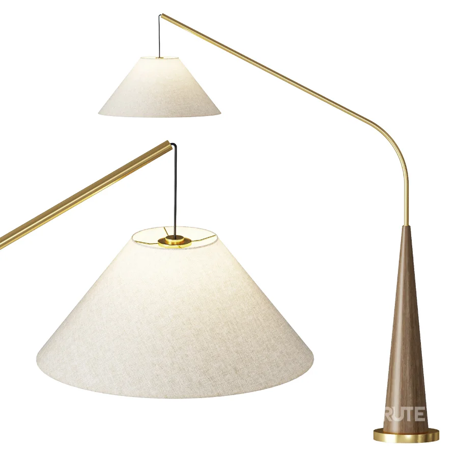 Gibson Arc Floor Lamp Image 1