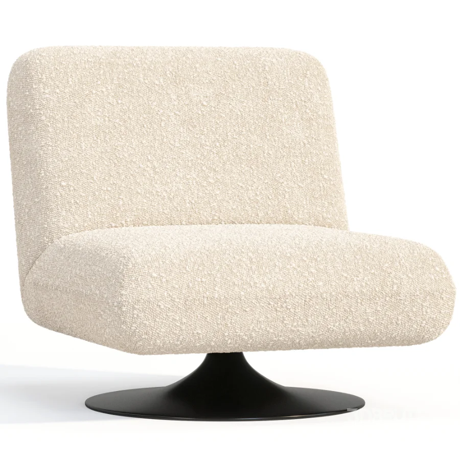 Swivel Accent Chair By ZaraHome Image 4