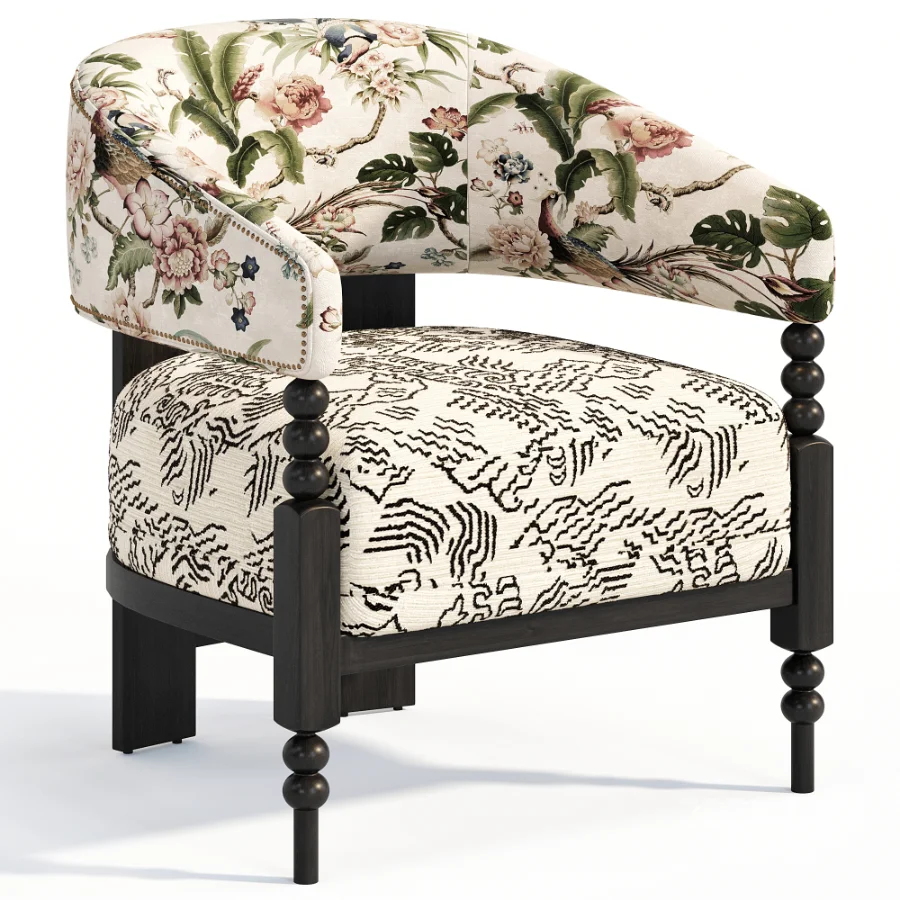 French Retro Arimchair Image 6