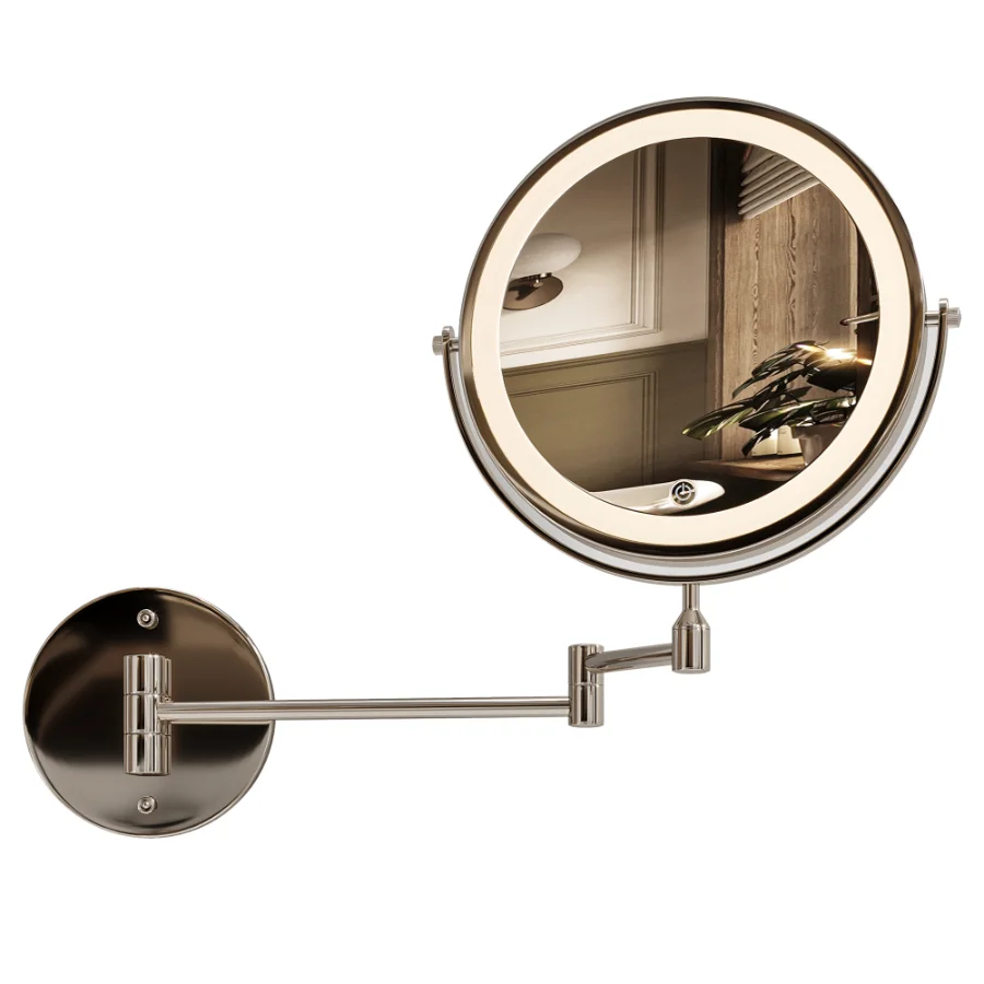 Wall Mounted Cosmetic Mirror Image 1