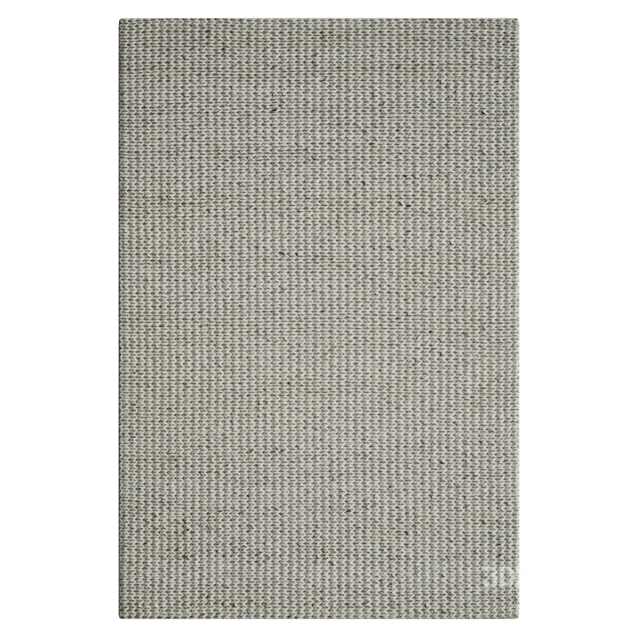 Hand Tufted Ivory Silver Area Rug Image 2