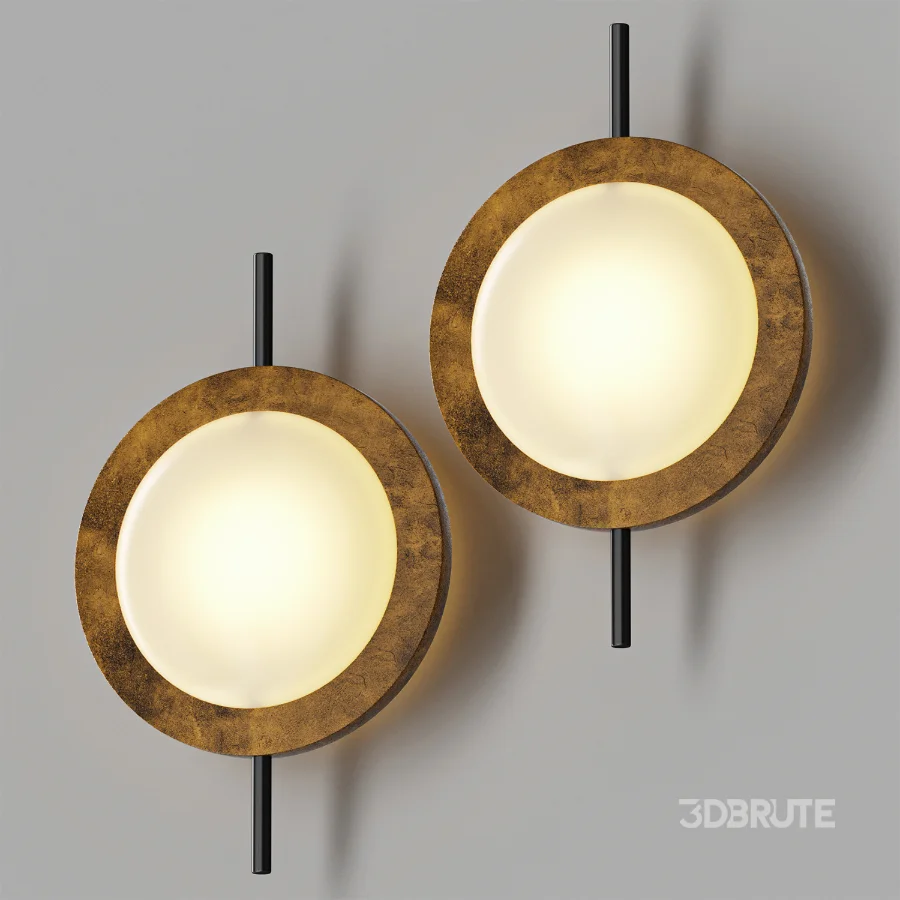 A Pair Of Modern Eye Wall Sconces By Stilnovo Image 1