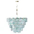 Blue Murano Disc Chandelier - Thumbnail 1