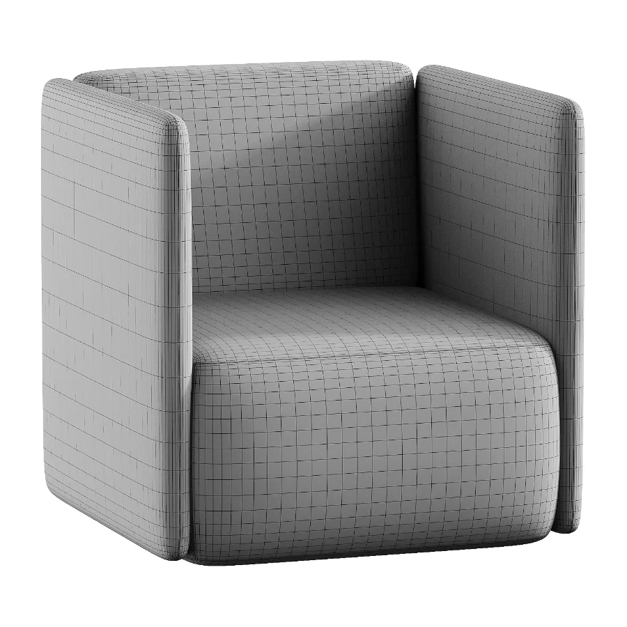 and fabric armchair Image 4