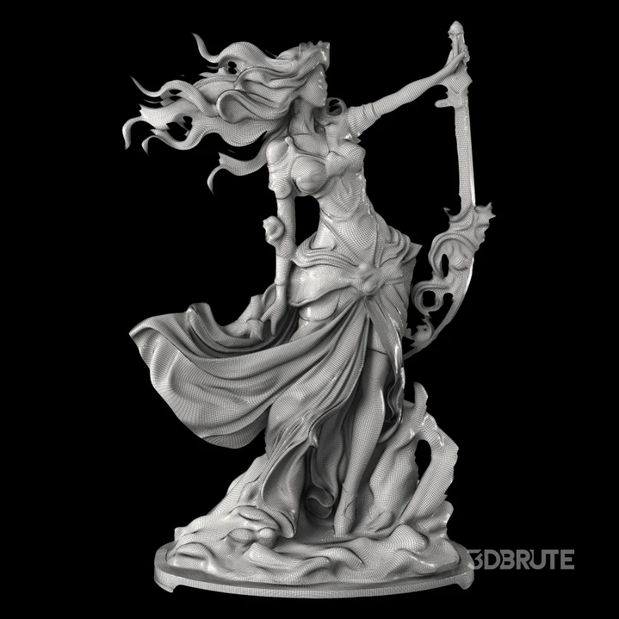 Decorative Woman Statue Image 4