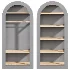 Arco High Rack Open Cabinet By Montessori Home - Thumbnail 2