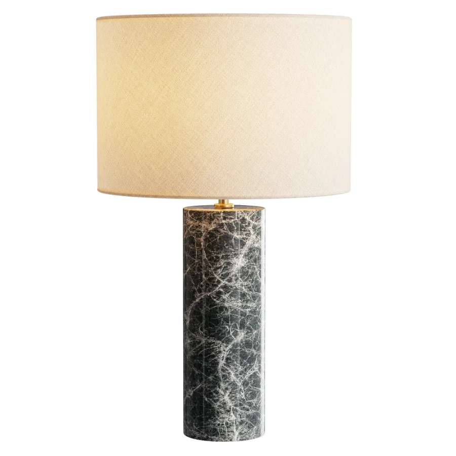 NV Gallery Gaya White Table Lamp Image 1