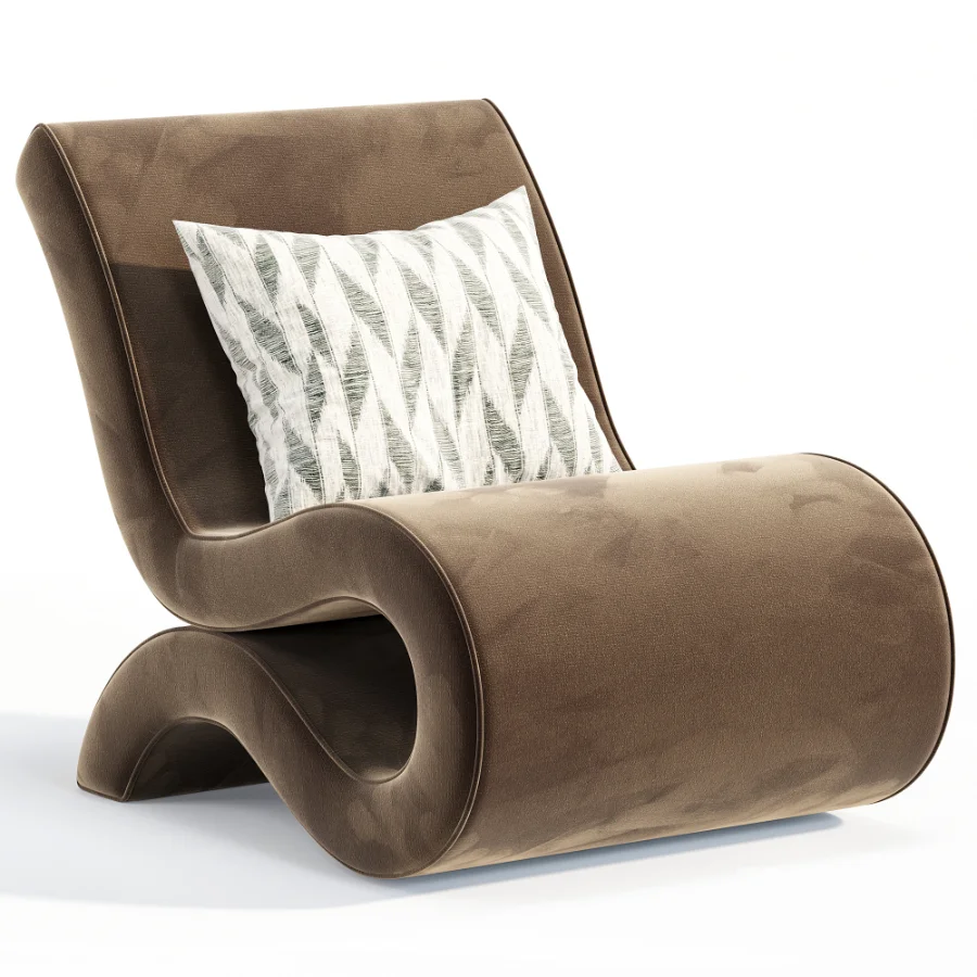 Desiree Boucle Armchair By Meridian Image 2