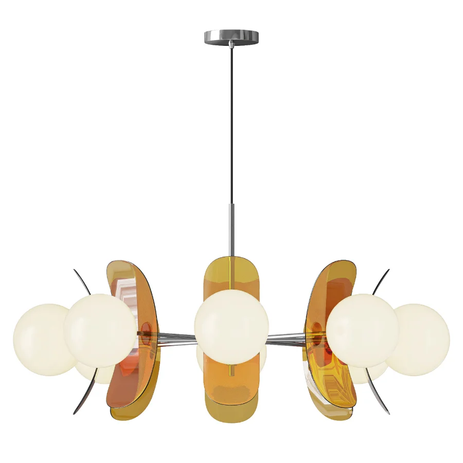 Coloured Sputnik Chandelier Image 2