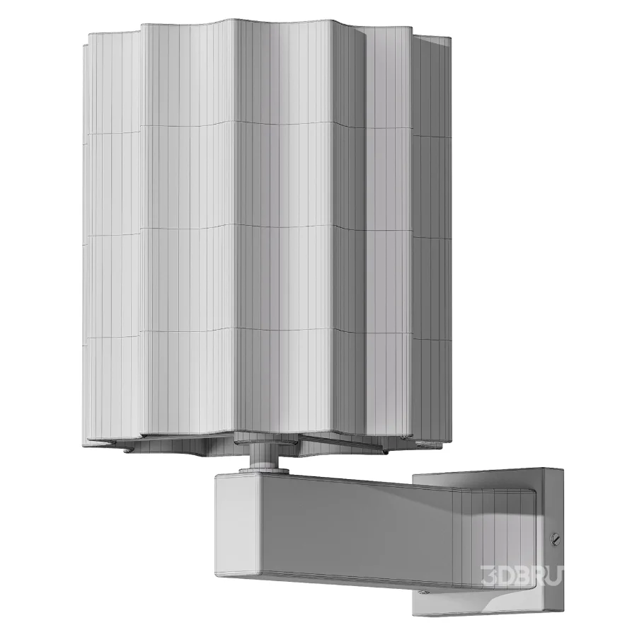 Viotti Calacatta Viola Marble Linen Wall Light Image 2