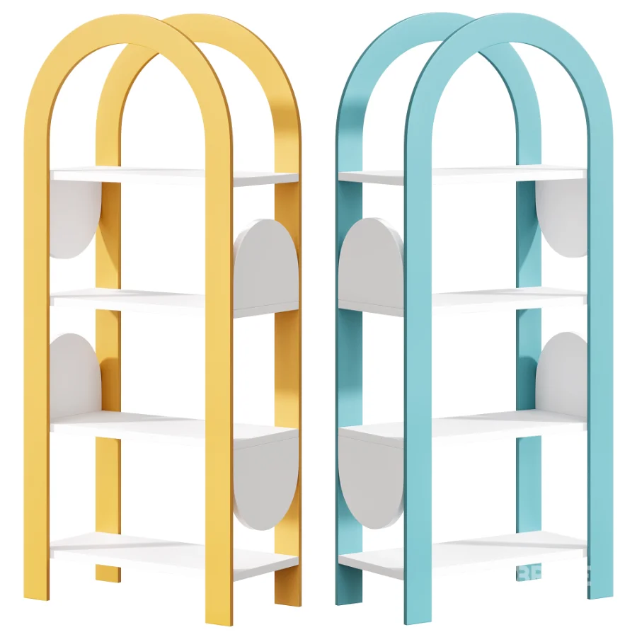 Devi Rack With Shelves Made Of MDF Image 2