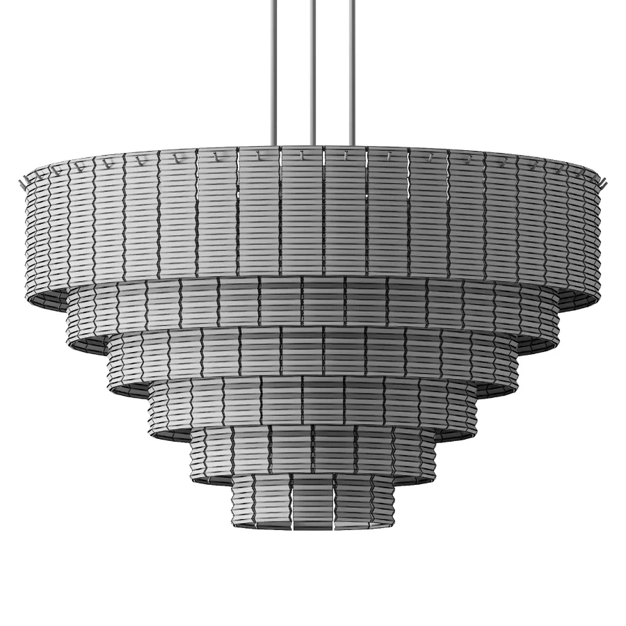 Sirene Smoke Glass Round Chandelier 41 Image 3