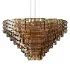 Sirene Smoke Glass Round Chandelier 52 - Thumbnail 1
