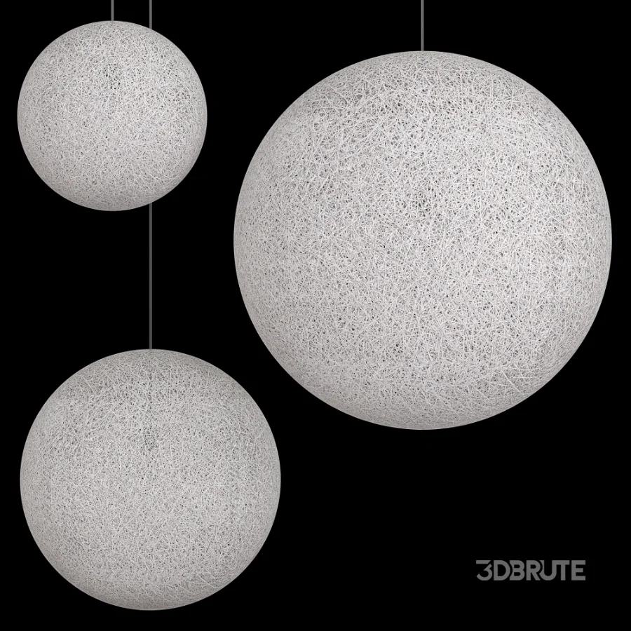 Moooi Thread Papier Mache Lamp Image 6