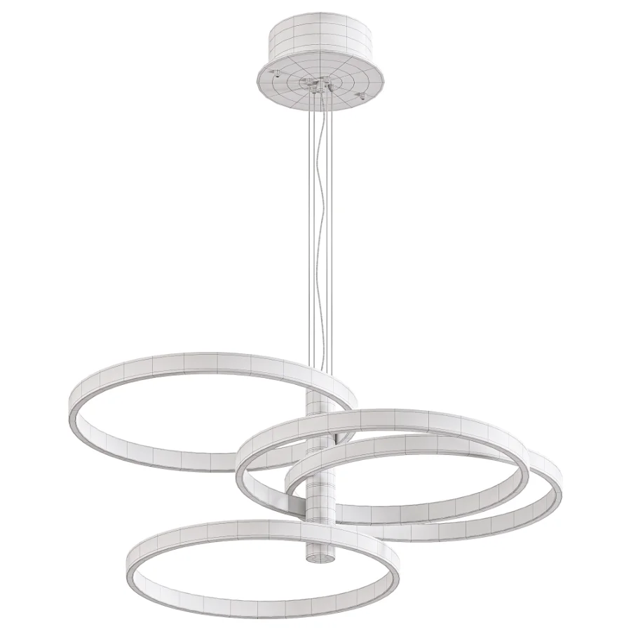 Hoopla Pendant Chandelier By Lightology Image 4