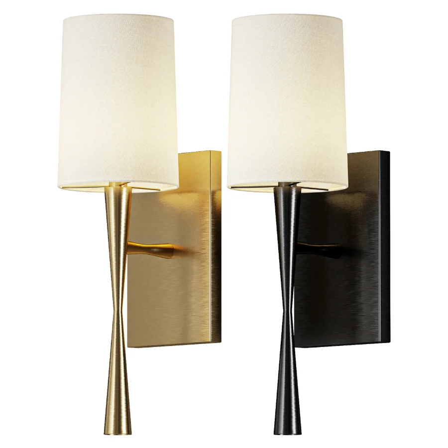 Slim Hourglass Bar Sconce Image 1