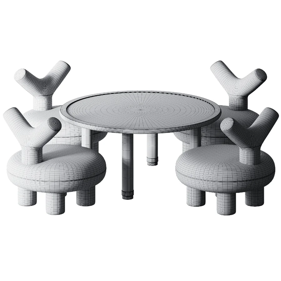 Kids chair and table 1 Image 5