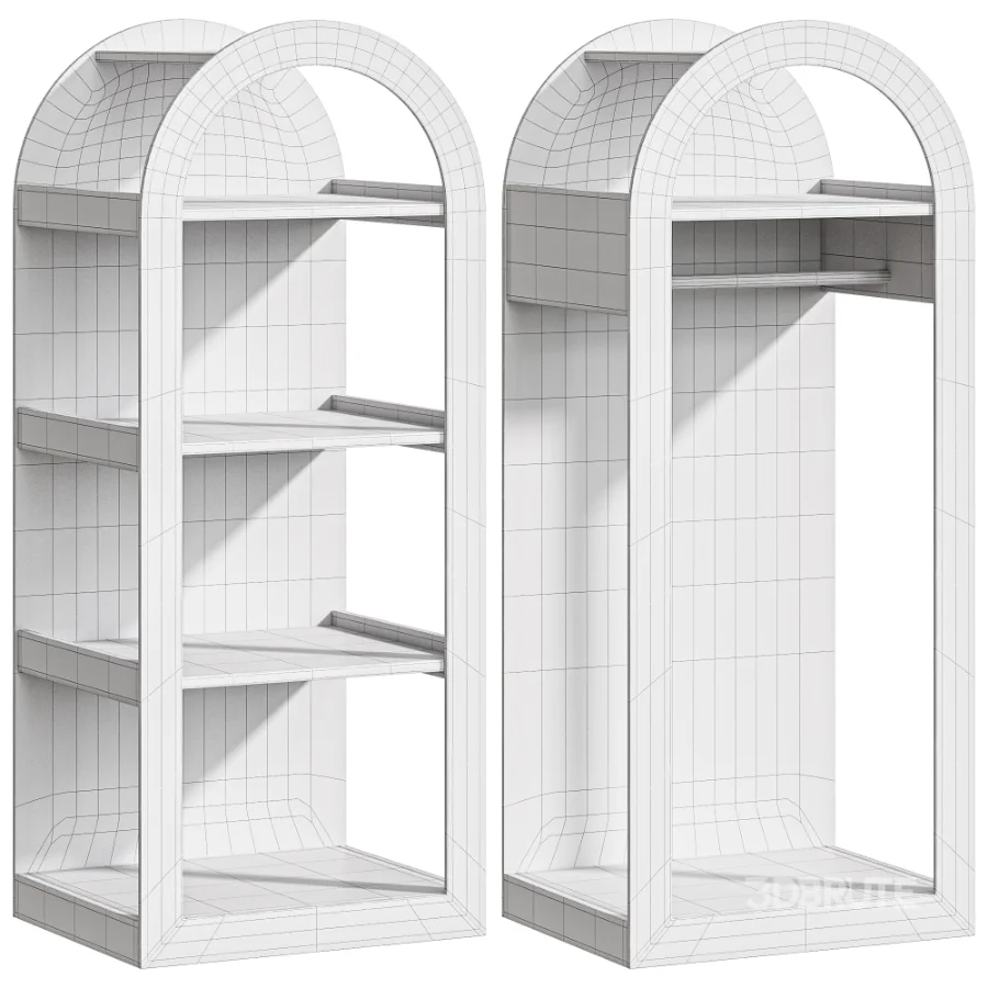 Arched Dresser Sage By PSE Image 7