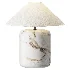 Block Golden Calacatta Marble Table Lamp - Thumbnail 1