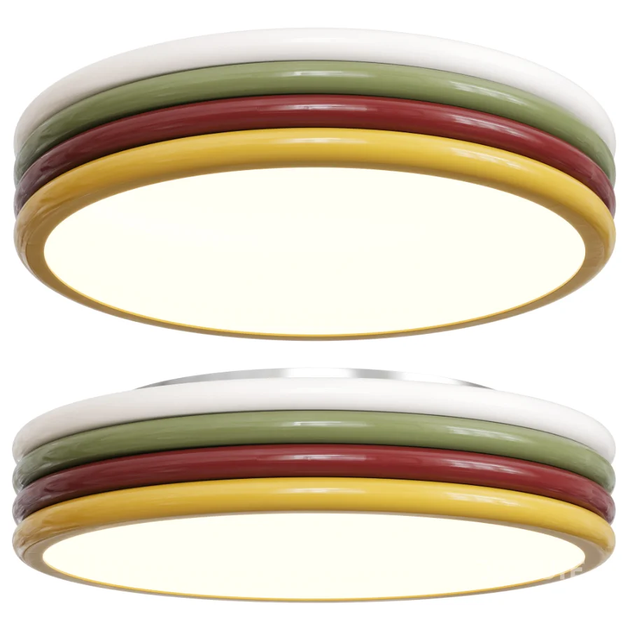 Color Stack Ceiling Lamp Image 1