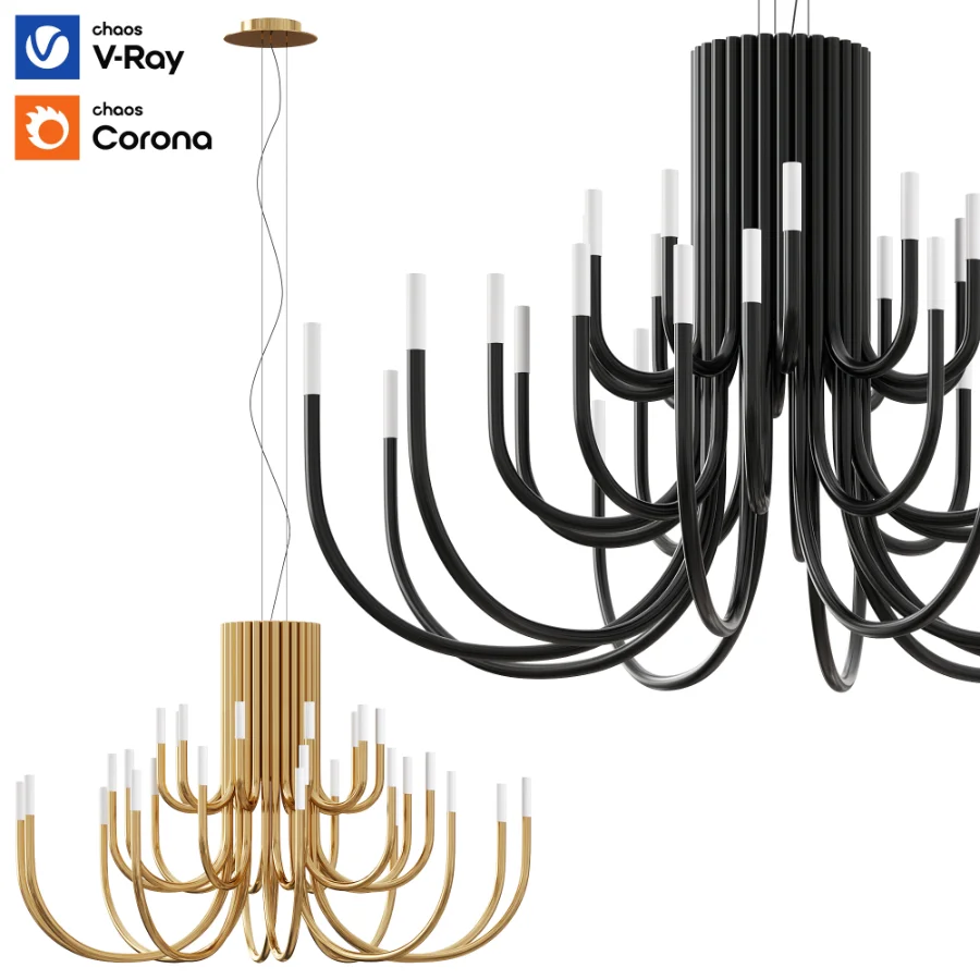 ThePalm Chandelier By Alma Light Image 1