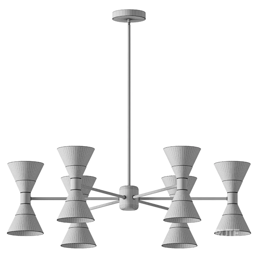 Possini Euro Domino Chandelier Image 2
