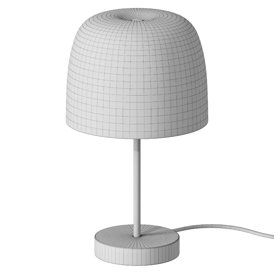 Retro Mushroom Glass Table Lamp Image 3