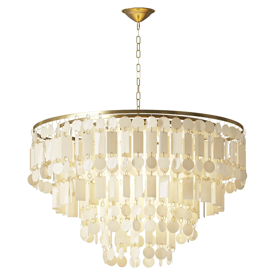 Capiz Shell Chandelier Image 2
