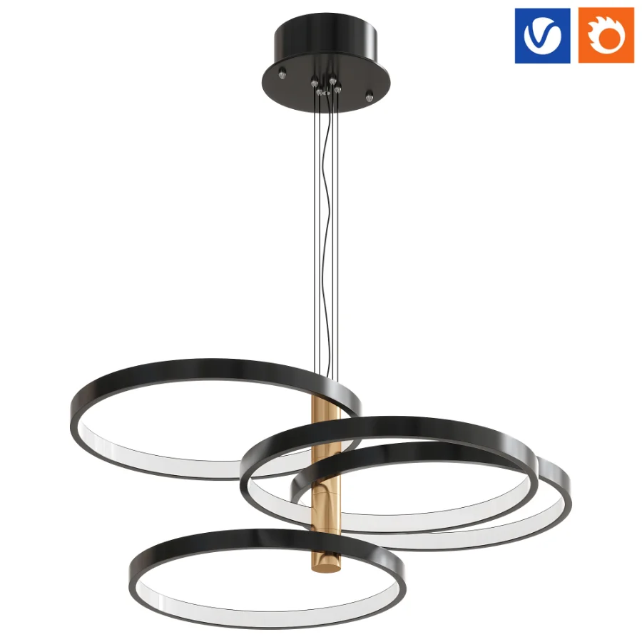Hoopla Pendant Chandelier By Lightology Image 5