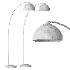 Dome Black Arc Retro Floor Lamp - Thumbnail 1