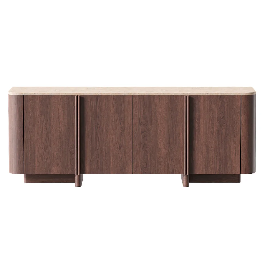 Sideboard Oak Wood Liam Room Image 3