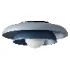 Lucia Living Neso Metal Saucer Flush Mount Ceiling Light - Thumbnail 3