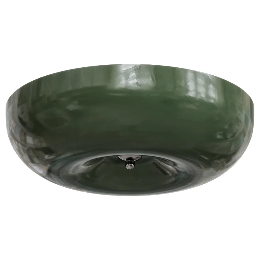 Swirl Glass Ceiling Lamp Image 3