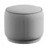 sinclair round leather ottoman - Thumbnail 5