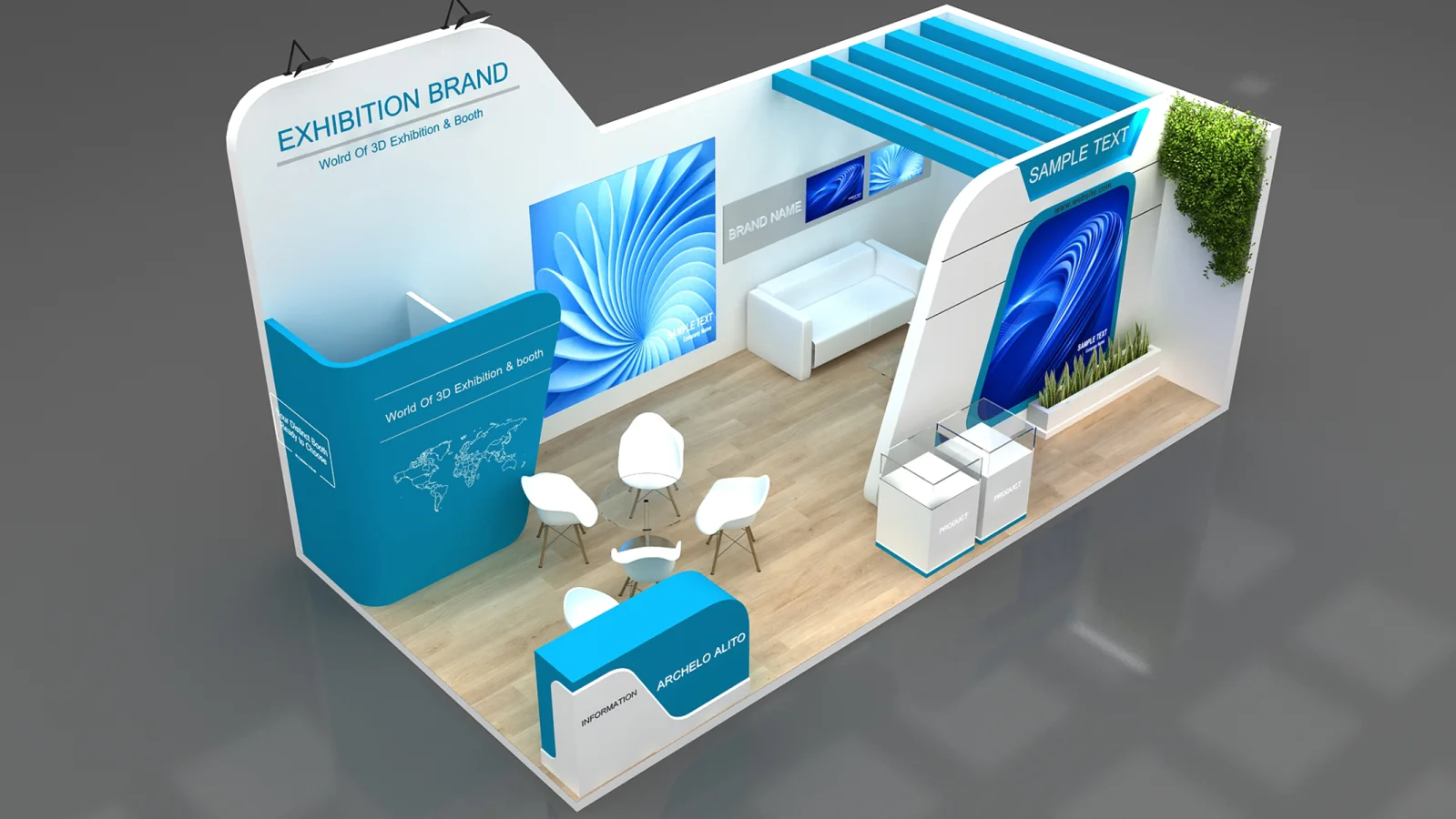 exhibition booth Image 1