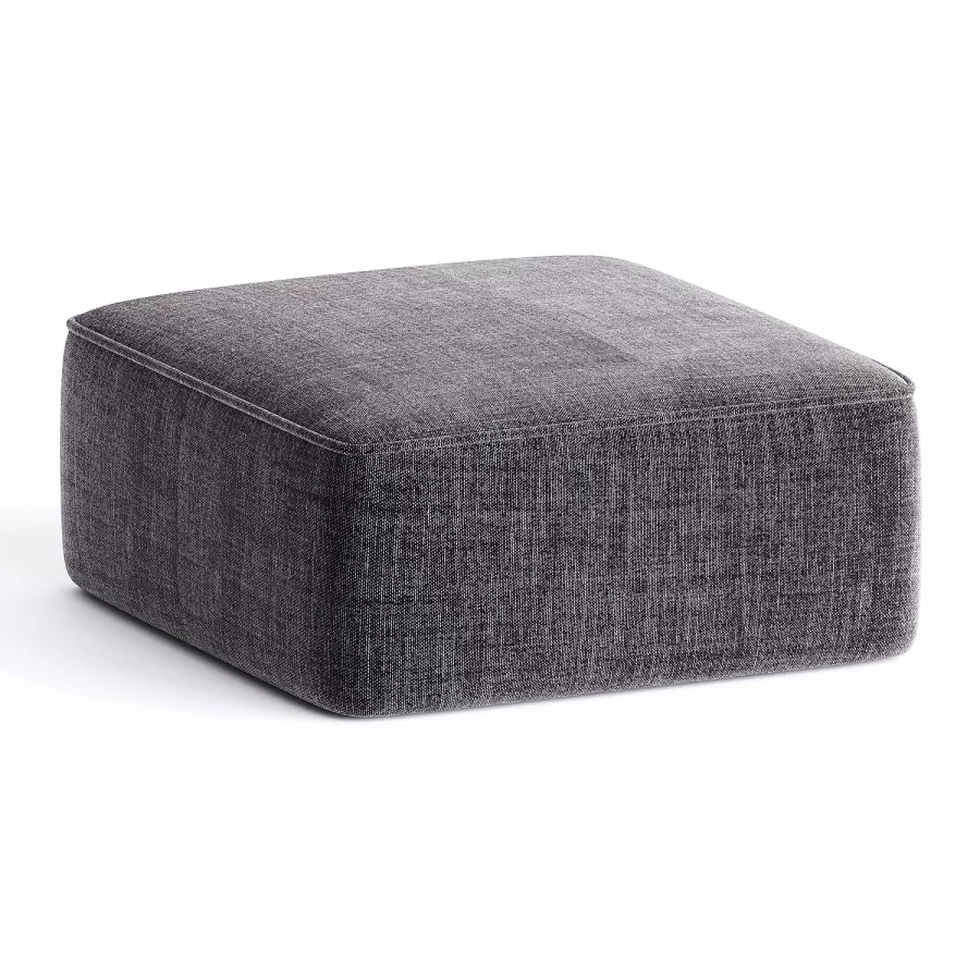 pouf brown leopold Image 2