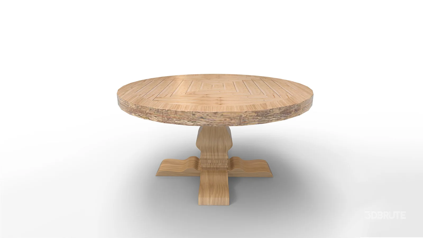 Candace Round Solid Wood Dining Table Image 2