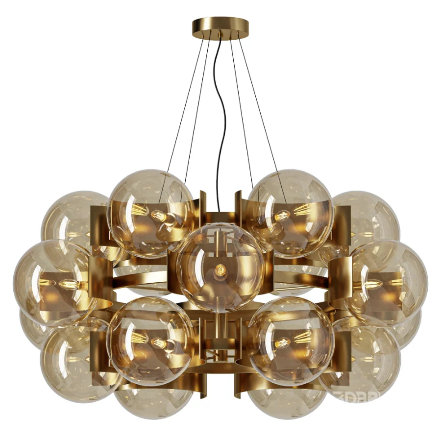 Soho Home Allis Chandelier Large Image 1