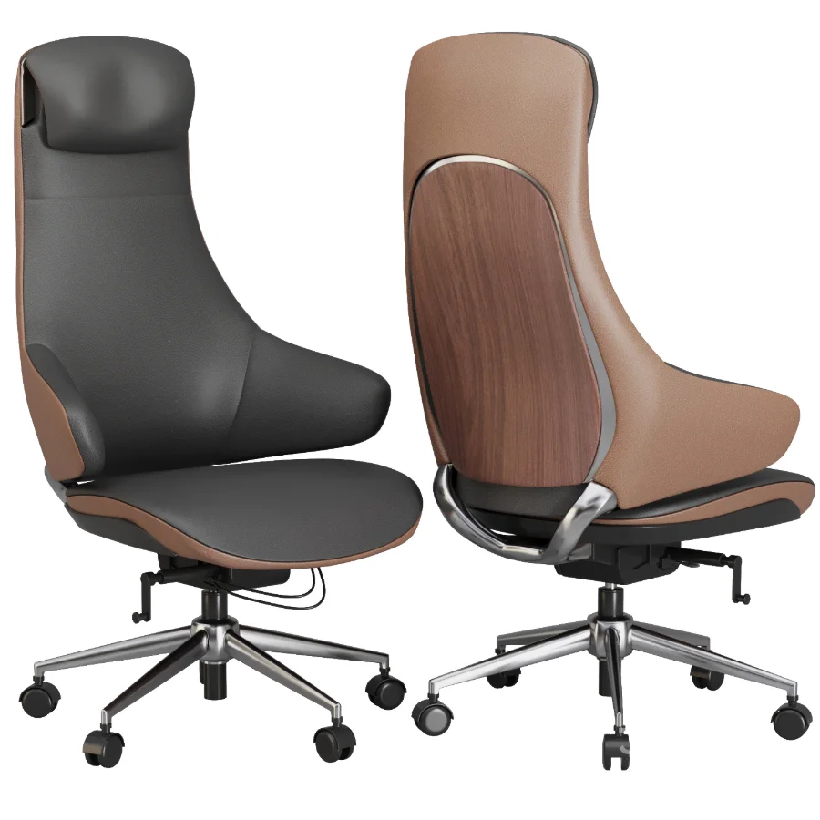 luxury genuine office chair Image 8