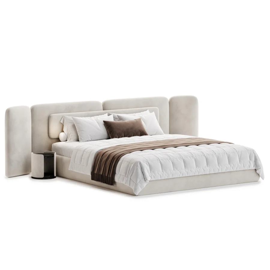 Modern Double Bed 03 Image 3