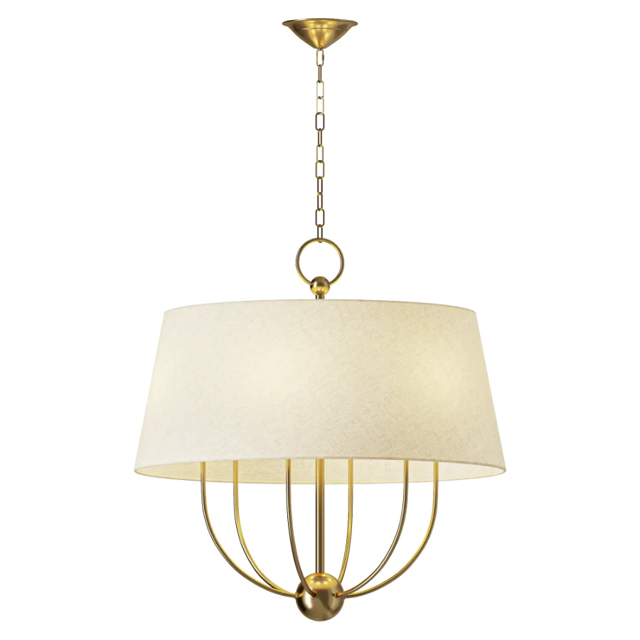 Antonya Dimmable Drum Chandelier Image 2