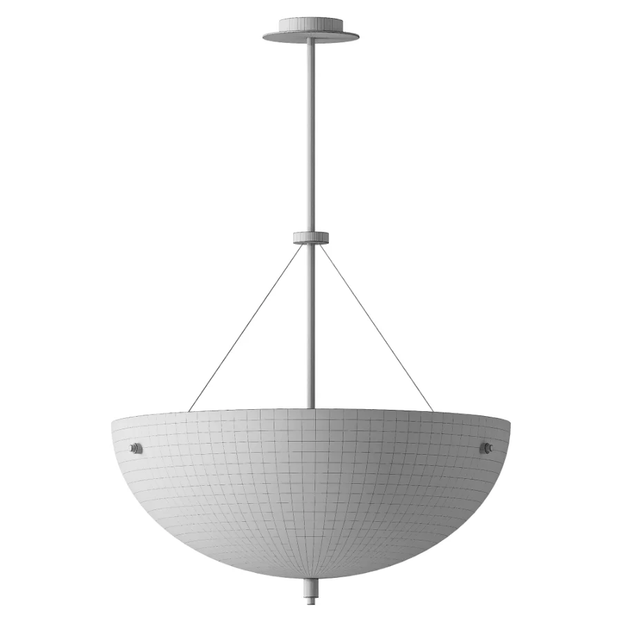 Heathfield Oren Alabaster Brass Pendant Lamp Image 3