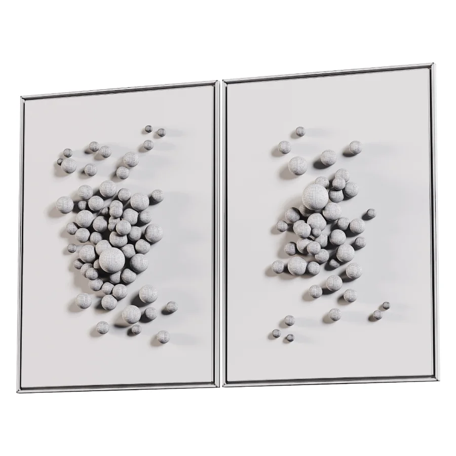 3D Bubble Wall Art Set Image 7