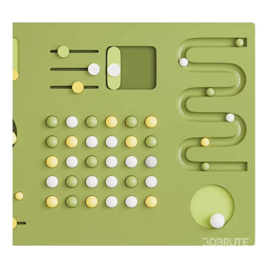 Play panel for a childrens room Image 3