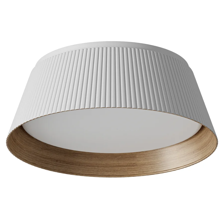 Modern Ribbed Ceiling Light Image 2
